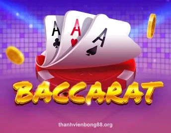 Hình ảnh trò chơi Baccarat tại bong88